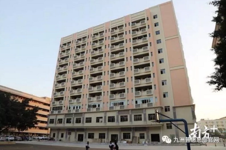 圖為企業(yè)的新宿舍樓。受訪者供圖